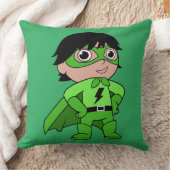 男のすごい子のアクションヒーロー クッション (ブランケット)