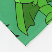 男のすごい子のアクションヒーロー フリースブランケット (角)