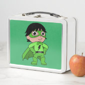 男のすごい子のアクションヒーロー メタルランチボックス (インサイチュ)