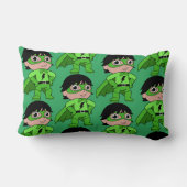 男のすごい子のアクションヒーロー ランバークッション (裏面)