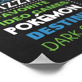 男のための30th誕生日の黒板のサイン ポスター (角)