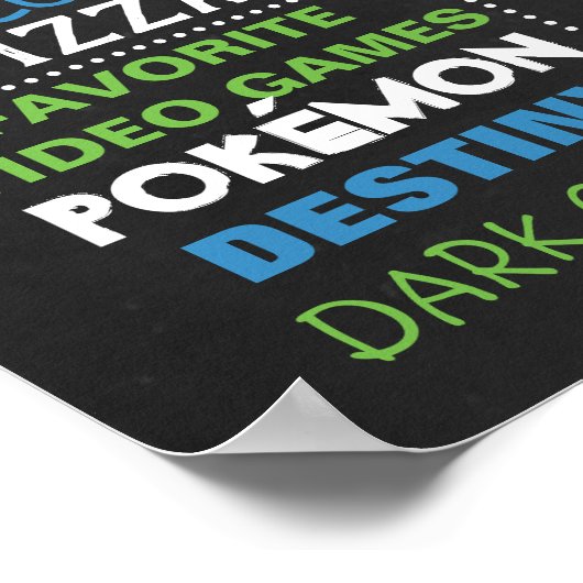 男のための30th誕生日の黒板のサイン ポスター (角)