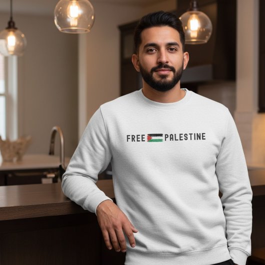 男のためのFREE PALESTINE スウェットシャツ