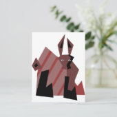 男のウサギ ポストカード (スタンド正面)