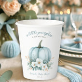 男のエレガント子の赤ちゃんシャワーの彼の方法でカボチャ 紙コップ