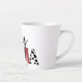 男のカラフル子ママEST日付国ロデオ母 カフェラテマグ (右)