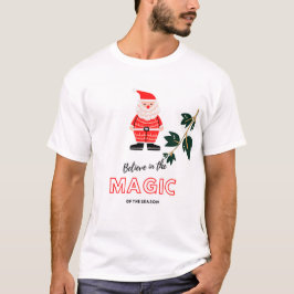 男のクリスマスTシャツデザイン Tシャツ