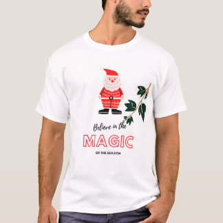 男のクリスマスTシャツデザイン Tシャツ