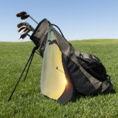 男のゴルフデザイン遊ゴルフタオルのシルエット ゴルフタオル (グリーン)