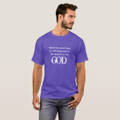 男のシャツ – 神 Tシャツ (正面フル)