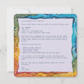 男のスタイリッシュはがき 招待状 (裏面)