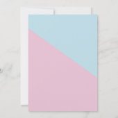 男のスペインの子または女の子の星の月を表示 招待状 (裏面)