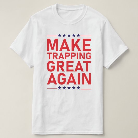 男のトラッおもしろいパー用シャツギフト Tシャツ (デザイン正面)