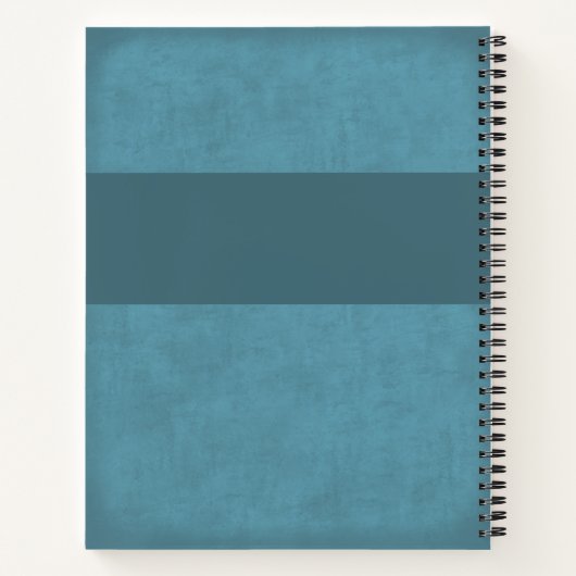 男のノートブックのバケットリストのパーソナライズされた仕訳帳 ノートブック (裏面)