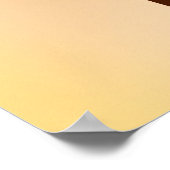 男のバイクの地図の旅行ポスターの島 ポスター (角)