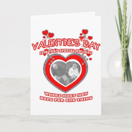 男のバレンタイン・デー・ウィッシュ シーズンカード (正面)