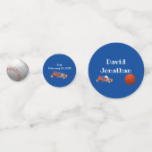 男のパーソナライズされた子おもちゃ コンフェッティ (正面)