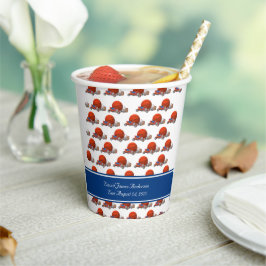 男のパーソナライズされた子のおもちゃをテーマ 紙コップ