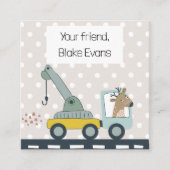 男のパーソナライズされた子予測できな機器カード エンクロージャーカード (正面)