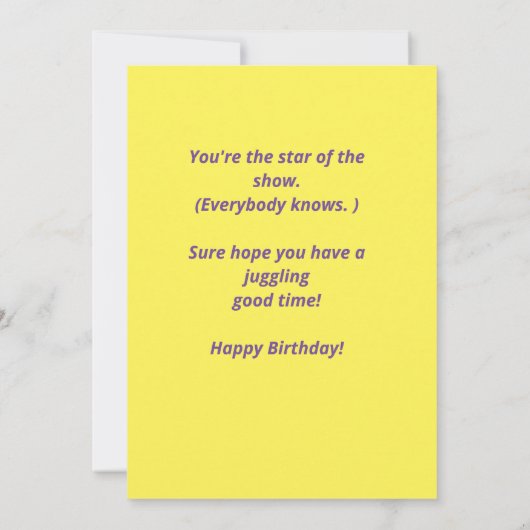 男のパーソナライズされた子誕生日グリーティングカード サンキューカード (裏面)