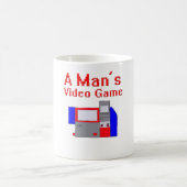 男のビデオゲーム コーヒーマグカップ (中央)