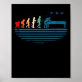 男のビリヤードのプール選手8ボールキュービリヤード ポスター (正面)