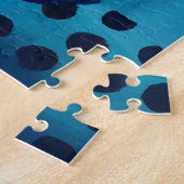 男のポートレートのコンテンポラリー技絵画術 ジグソーパズル (側面)