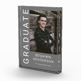 男のモダン子の卒業 フォトブロック