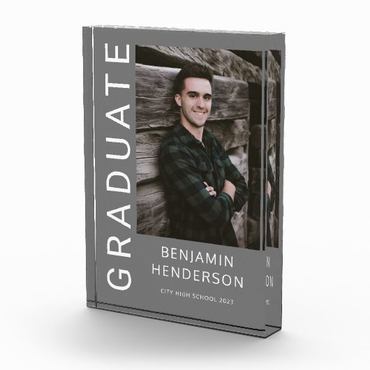 男のモダン子の卒業 フォトブロック (右)