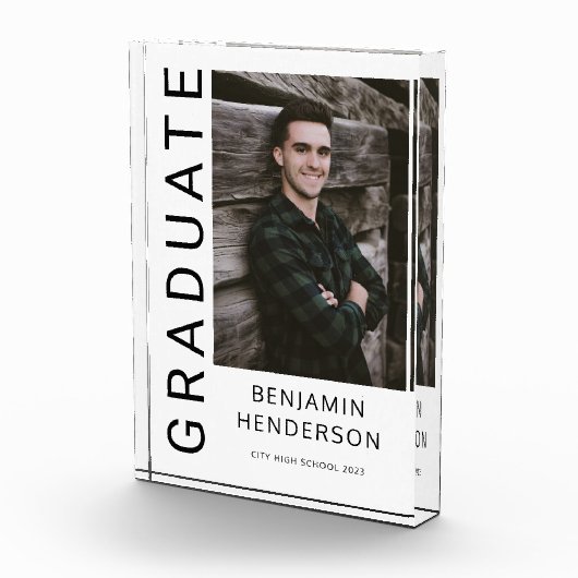 男のモダン子の卒業 フォトブロック (右)