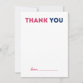 男のモダン子の赤ちゃんシャワー – ありがとうノートカード サンキューカード (正面)