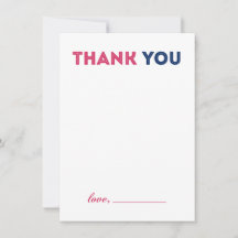 男のモダン子の赤ちゃんシャワー – ありがとうノートカード