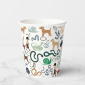 男のモダン子をテーマにした赤ちゃんシャワー紙カップ 紙コップ (裏面)