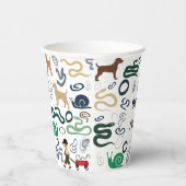 男のモダン子をテーマにした赤ちゃんシャワー紙カップ 紙コップ (右)