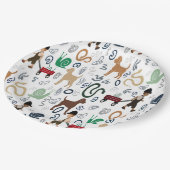 男のモダン子テーマベビーシャワー紙プレート ペーパープレート (アングル)