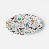 男のモダン子テーマベビーシャワー紙プレート ペーパープレート (アングル)