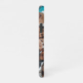 男のモダン子&ガールフォトベスティーズ永久引用文 iPhoneケース (右側)