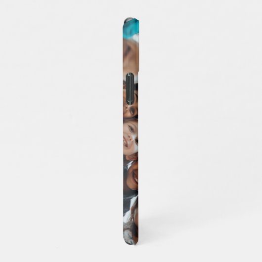 男のモダン子&ガールフォトベスティーズ永久引用文 iPhoneケース (右側)