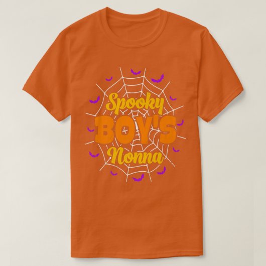 男の不気味子のノンナママ不気味ハロウィーンの衣装28 Tシャツ (デザイン正面)