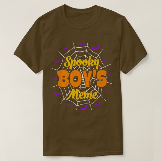 男の不気味子のミームママ不気味ハロウィーンの衣装16 Tシャツ (デザイン正面)