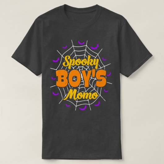 男の不気味子のモモ母ハロウィン不気味の衣装21 Tシャツ (デザイン正面)