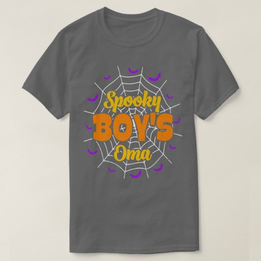 男の不気味子の大間ママ不気味ハロウィーンの衣装29 Tシャツ (デザイン正面)