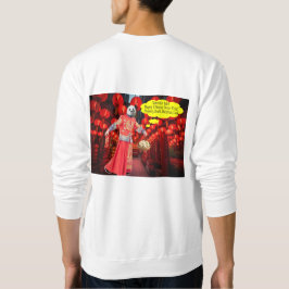 男の人のスウェットシャツ。新年中国のおめでとう。 panda/m スウェットシャツ