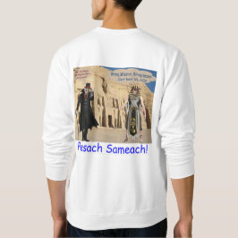 男の人のスウェットシャツ。Happy Passover.ロリス/モンキー スウェットシャツ