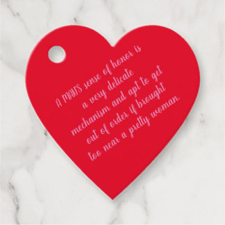 「男の人の名誉」 フェイバータグ