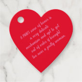 「男の人の名誉」 フェイバータグ (正面)