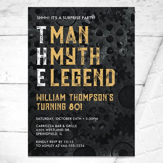 男の伝説 誕生日サプライズ 80歳の誕生日 招待状