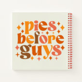 男の前のパイ ノートブック (裏面)