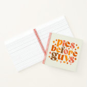 男の前のパイ ノートブック (内部)