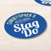 男の前撮り ラウンドペーパーコースター (アングル)